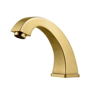 Sassari Brushed Gold Commercial Restroom Deck Mount Touchless Sensor Faucet