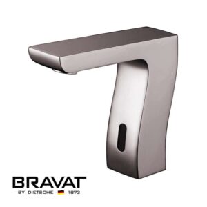 Bravat Trio Commercial Automatic Motion Sensor Faucet Polished Gold Finish