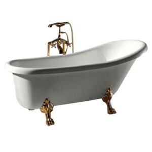 Fontana Denver FreeStanding Clawfoot Indoor Acrylic Bathbontub
